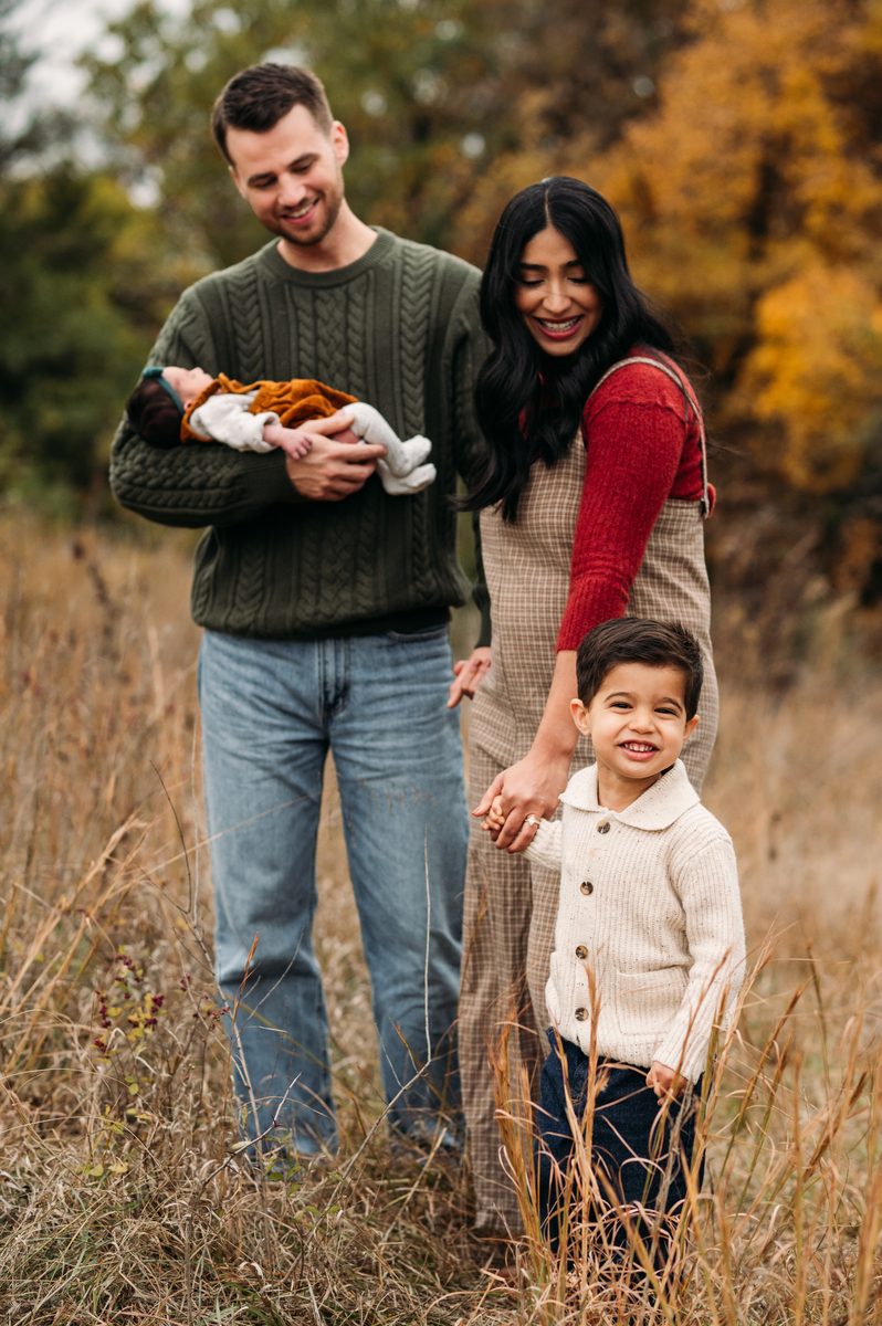 Rachel Cherry Photography family session in warm natural light near Kansas City — family photography in the Kansas City area