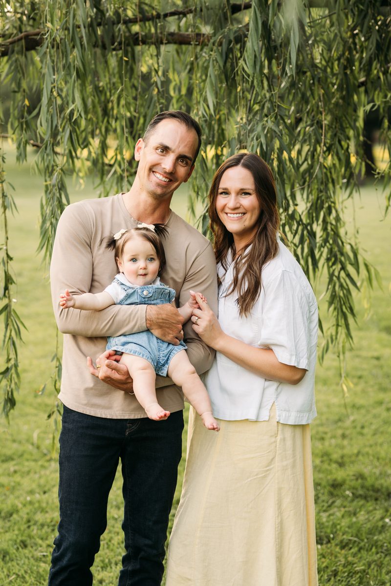 Rachel Cherry Photography family session in warm natural light near Kansas City — family photography in the Kansas City area