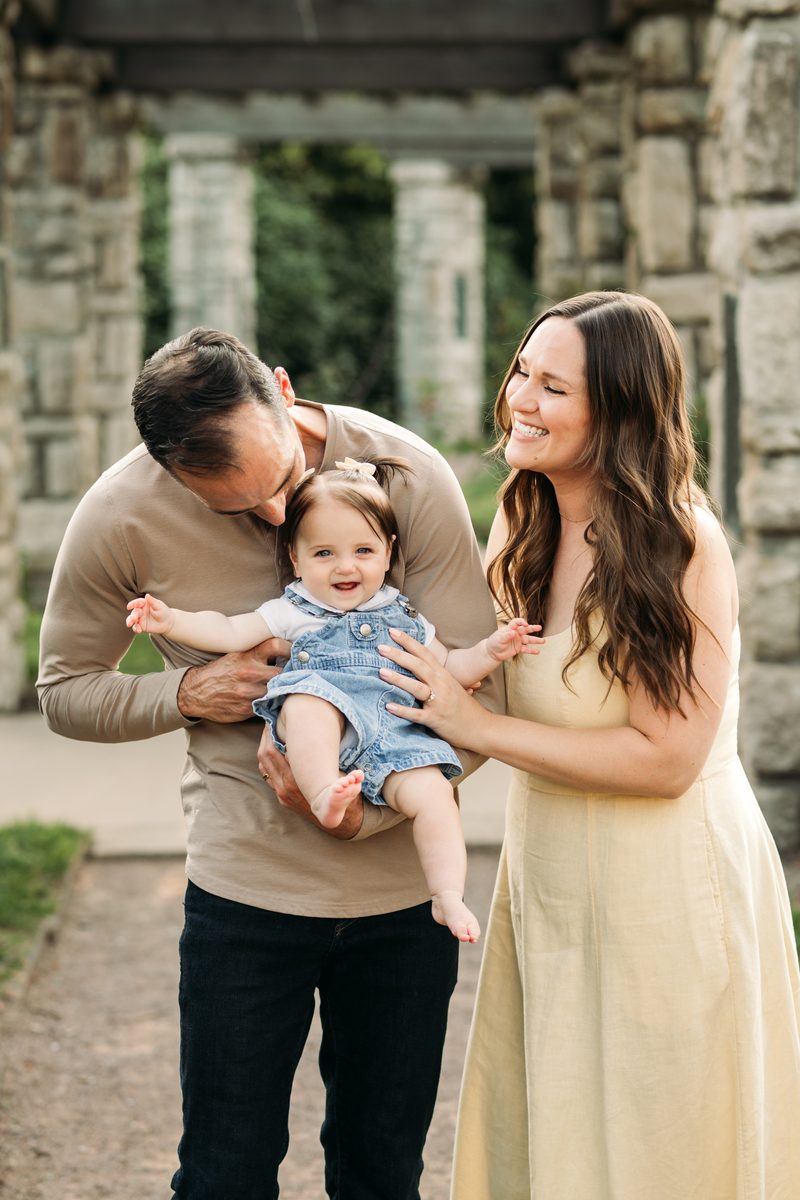 Rachel Cherry Photography family session in warm natural light near Kansas City — family photography in the Kansas City area