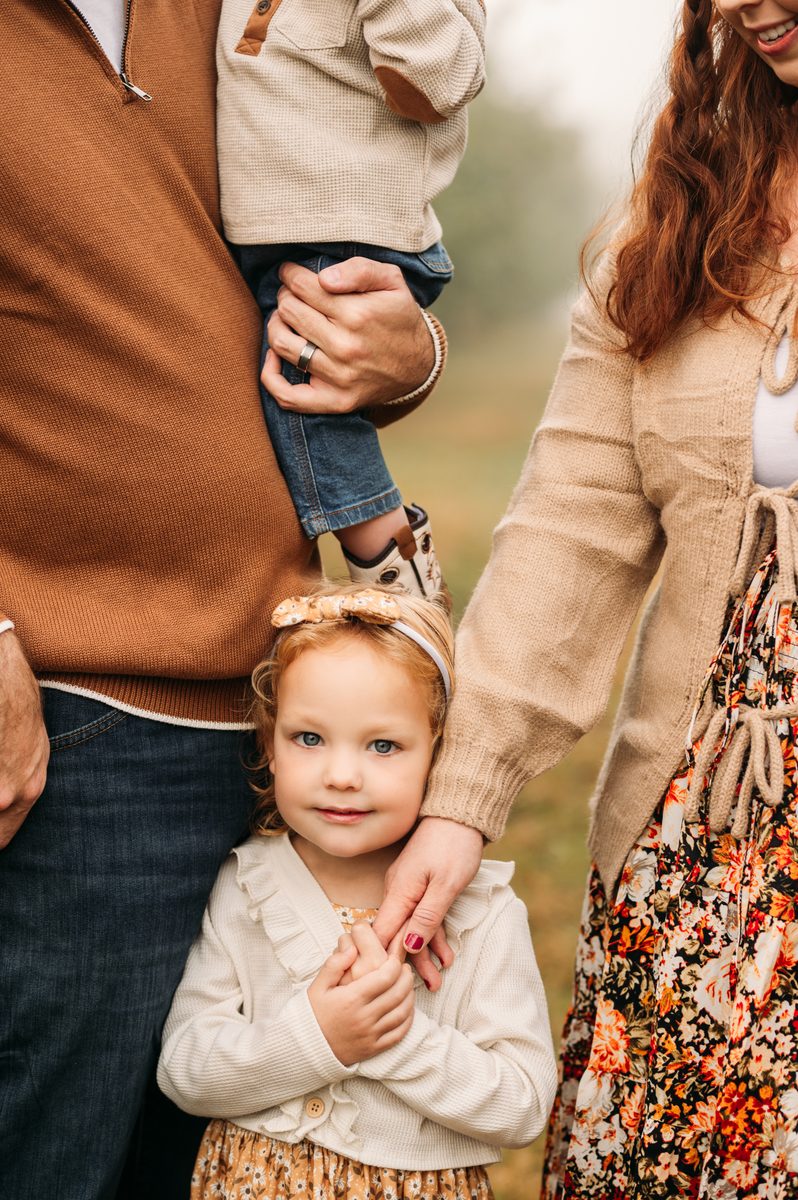Rachel Cherry Photography family session in warm natural light near Kansas City — family photography in the Kansas City area