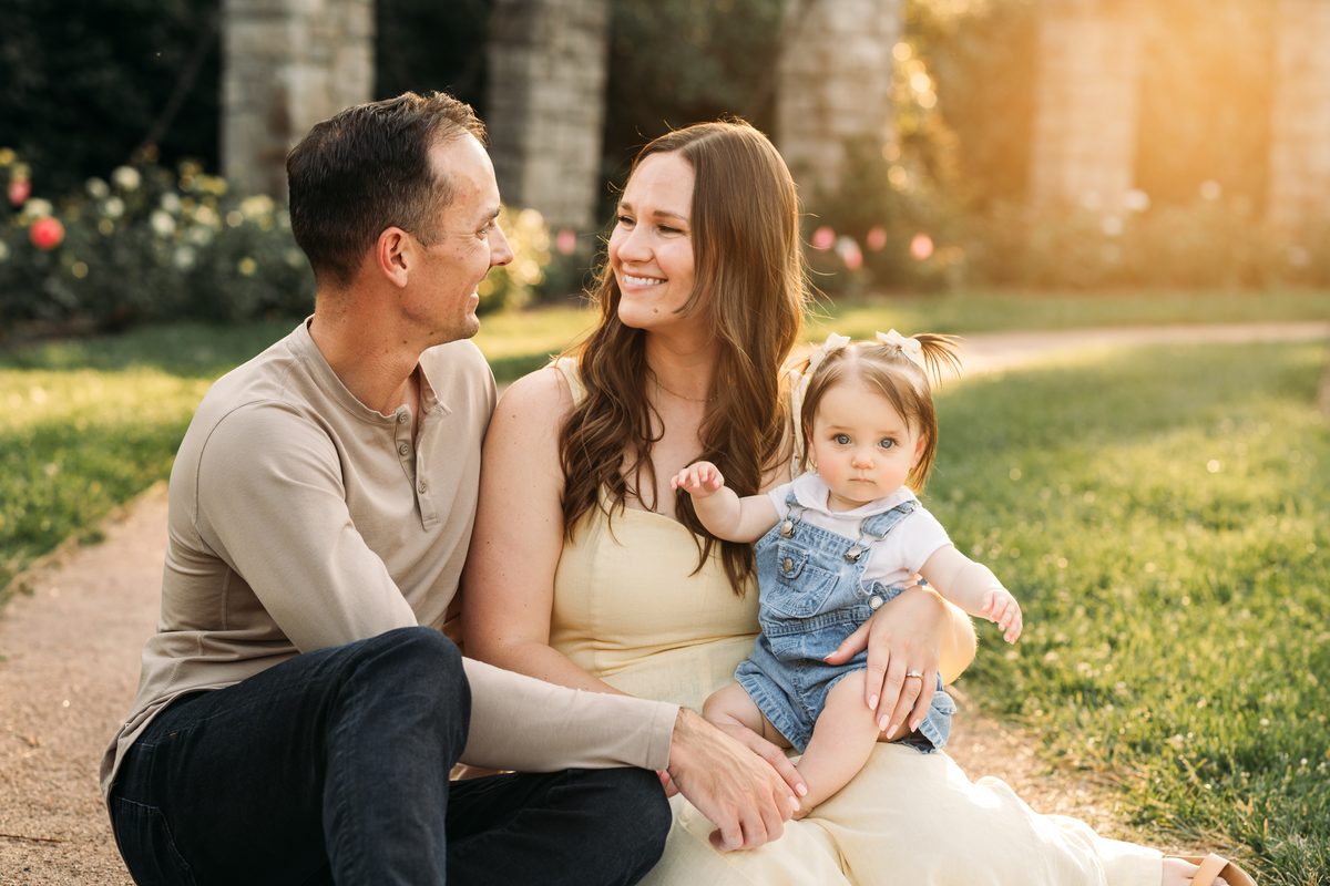 Rachel Cherry Photography family session in warm natural light near Kansas City — family photography in the Kansas City area