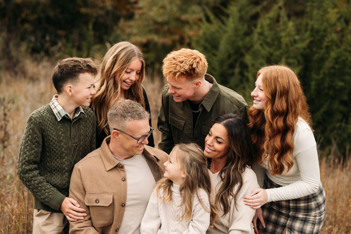 Rachel Cherry Photography family session in warm natural light near Kansas City — family photography in the Kansas City area