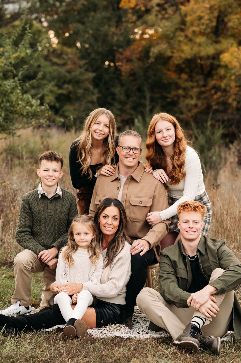 Rachel Cherry Photography family session in warm natural light near Kansas City — family photography in the Kansas City area